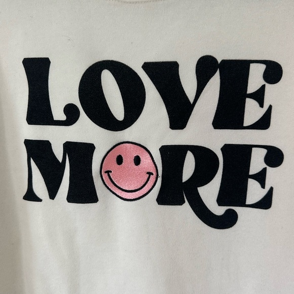 Bobbie brooks plus size “Love More” crew neck sweater - Picture 2 of 4